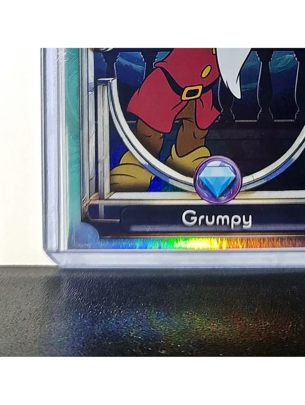 Grumpy 2025 Topps Disney Wonder #102 Diamond Card Snow White & the Seven Dwarfs